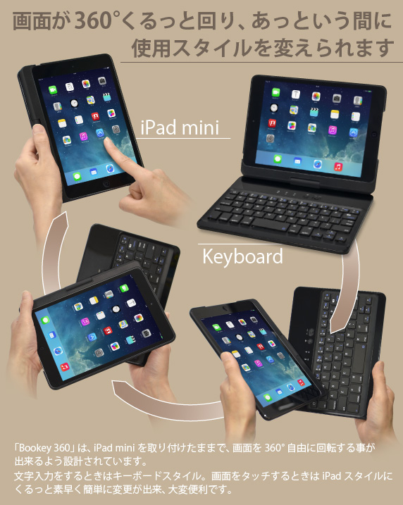 iPad mini 2 Retina smart case キーボード　セット