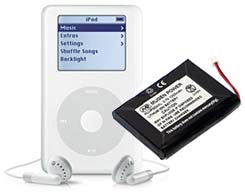 JTT Online Shop『iPod 交換用内蔵バッテリー』