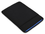 MacBook 12インチ用 JustFit スリーブケース（ブラック＆ブルー）