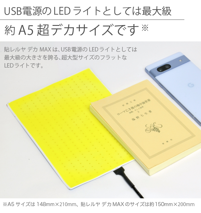 LED ���C�g �\������ �f�JMAX USB